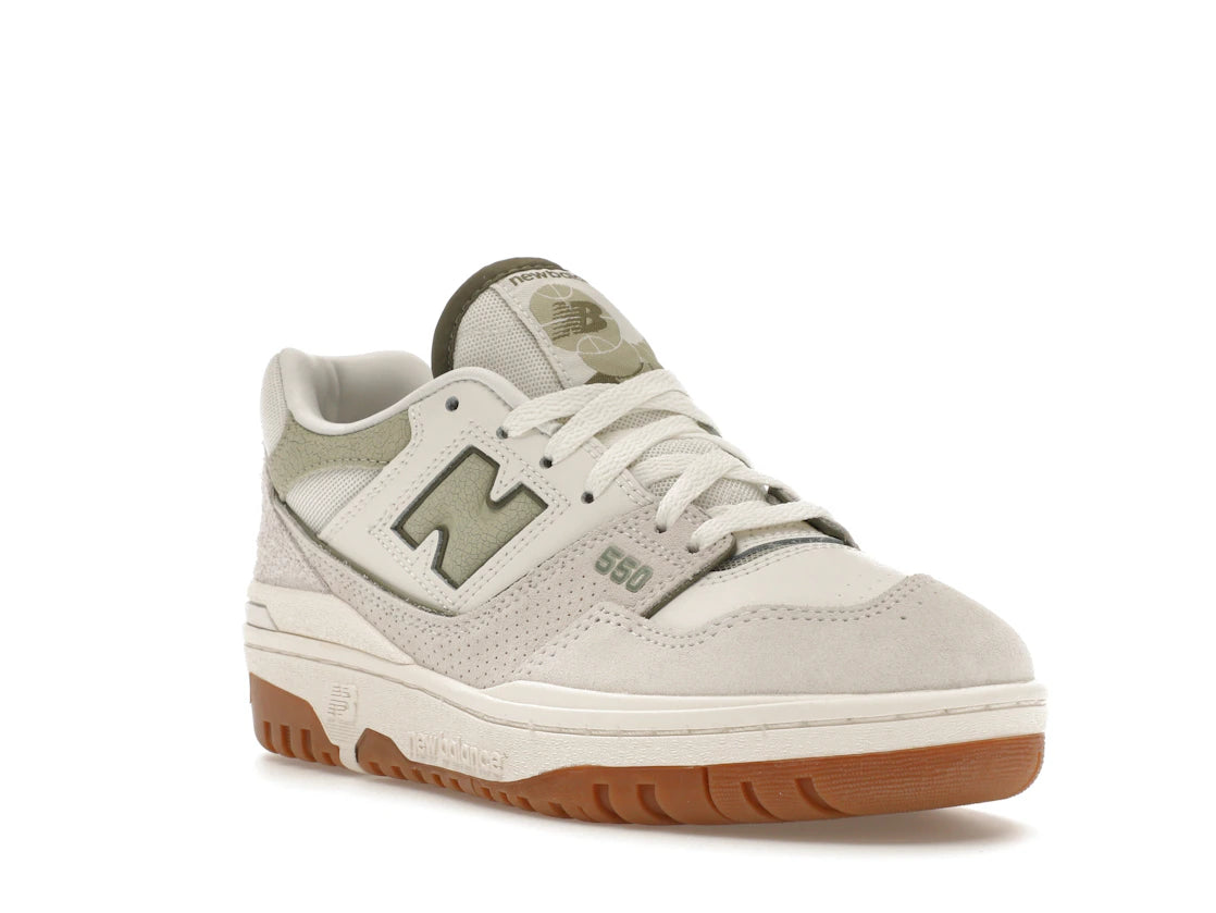 New Balance 550 White Olive Gum (Women's) - vue secondaire A