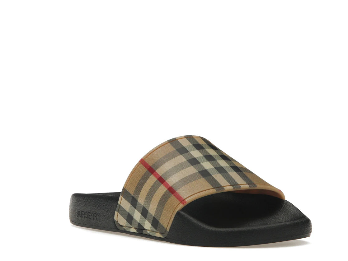 Burberry Slides Archiv Beige (Damen) - vue secondaire A