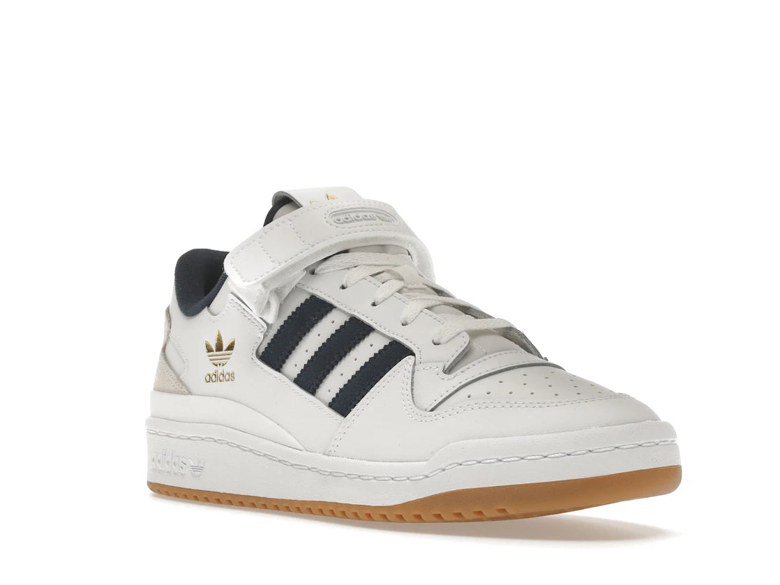 adidas Forum Low White Navy Gum - vue secondaire A