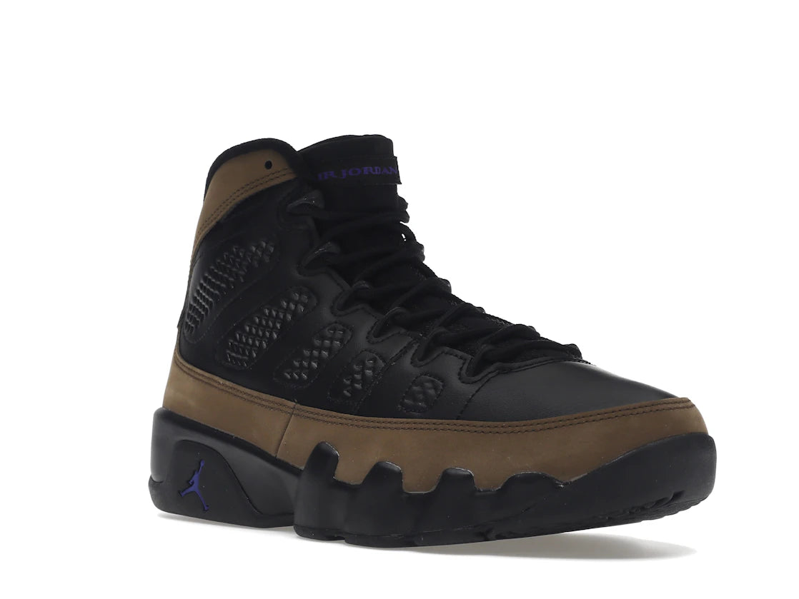 Jordan 9 Retro Light Olive Concord - vue secondaire A