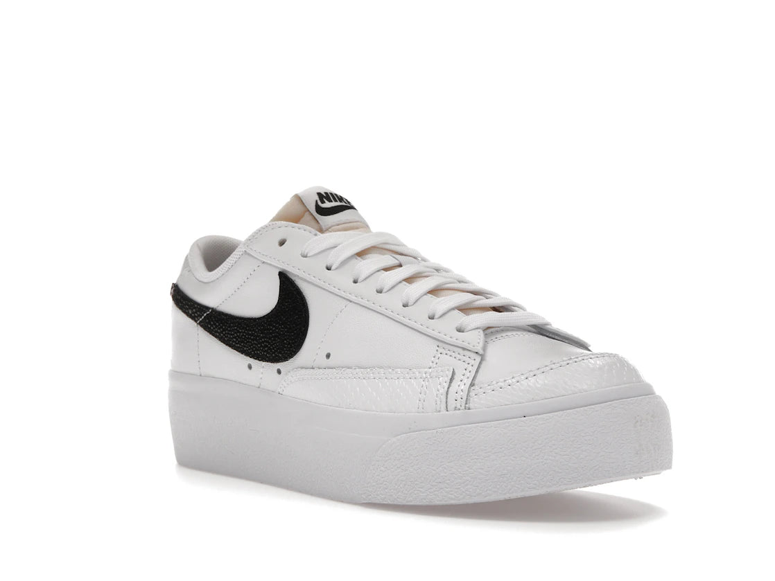 Nike Blazer Low Platform White Black Stingray (Women's) - vue secondaire A