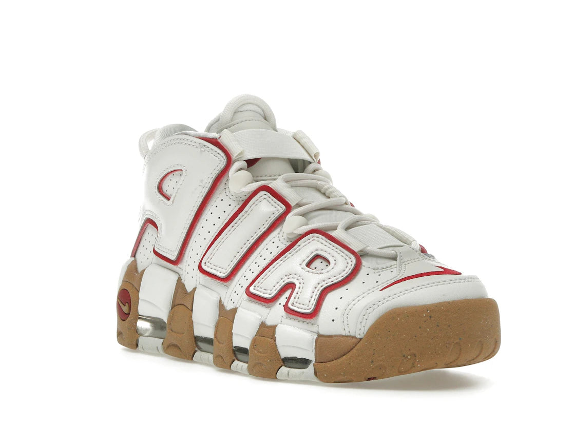 Nike Air More Uptempo Phantom Gym Red Gum (Women's) - vue secondaire A