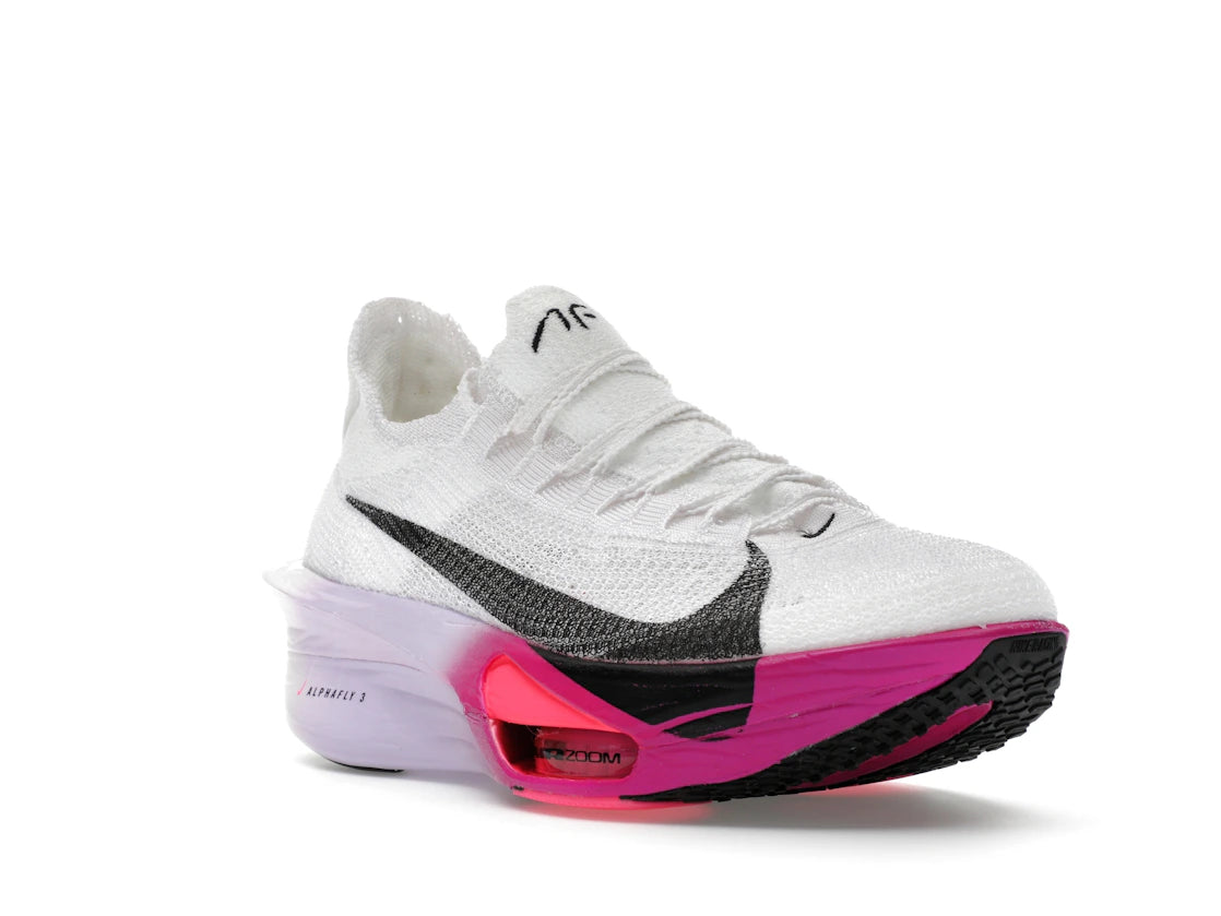 Nike Air Zoom Alphafly Next% 3 FP White Purple Agate (Women's) - vue secondaire A