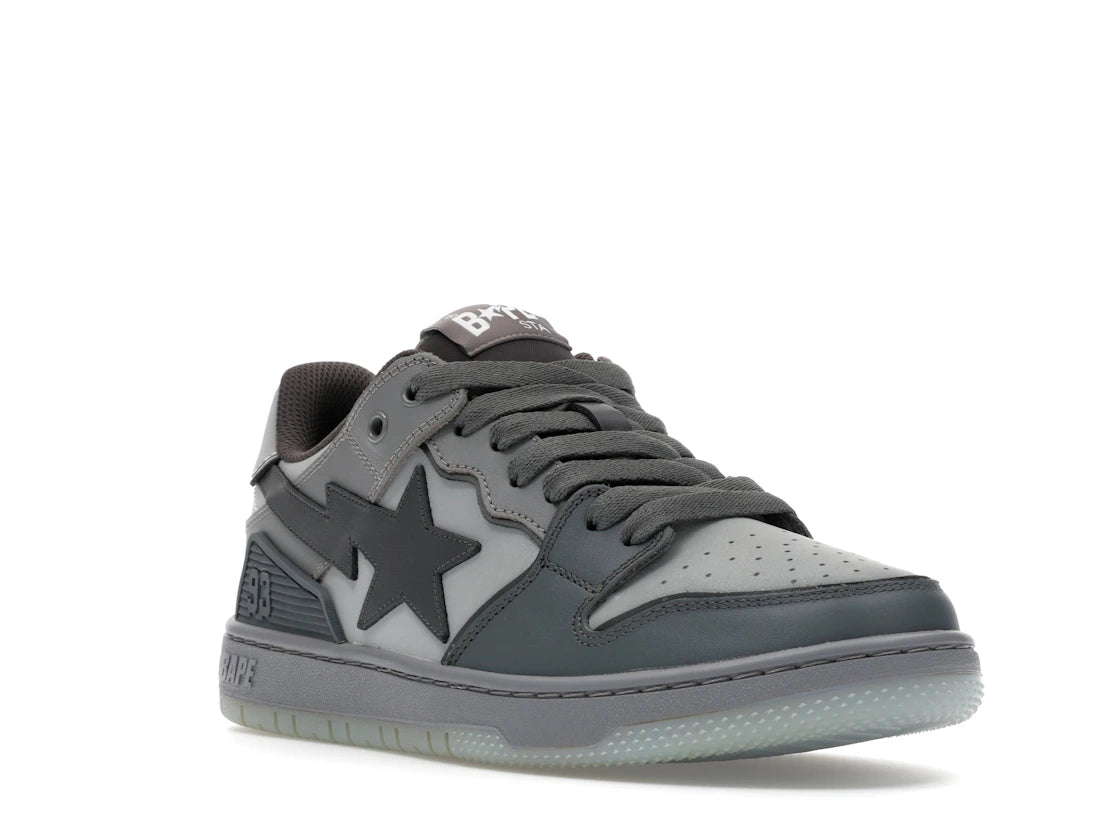 A Bathing Ape Bape SK8 Sta #5 Grey - vue secondaire A