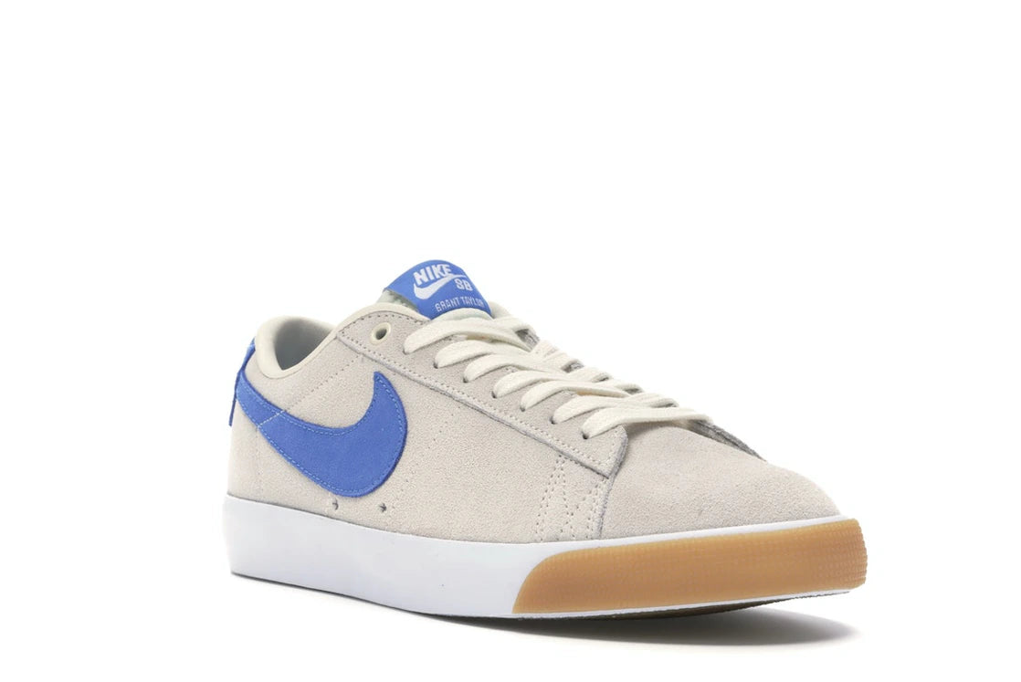 Nike SB Blazer Low Pale Ivory Pacific Blue - vue secondaire A