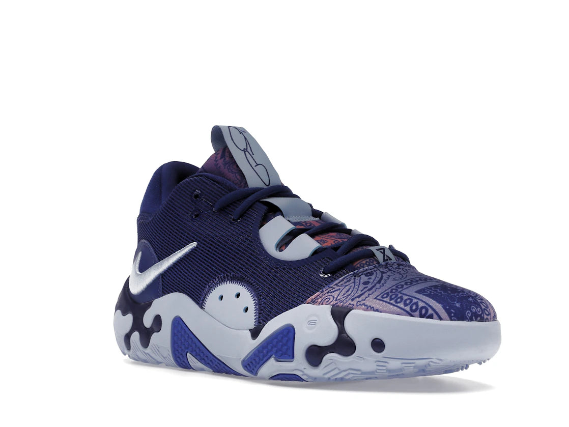 Nike PG 6 Blue Paisley - vue secondaire A