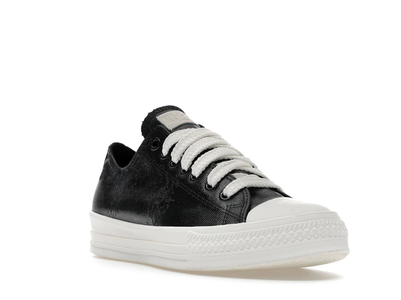 Converse Chuck Taylor All Star Throwback Low Waxed Denim Black - vue secondaire A