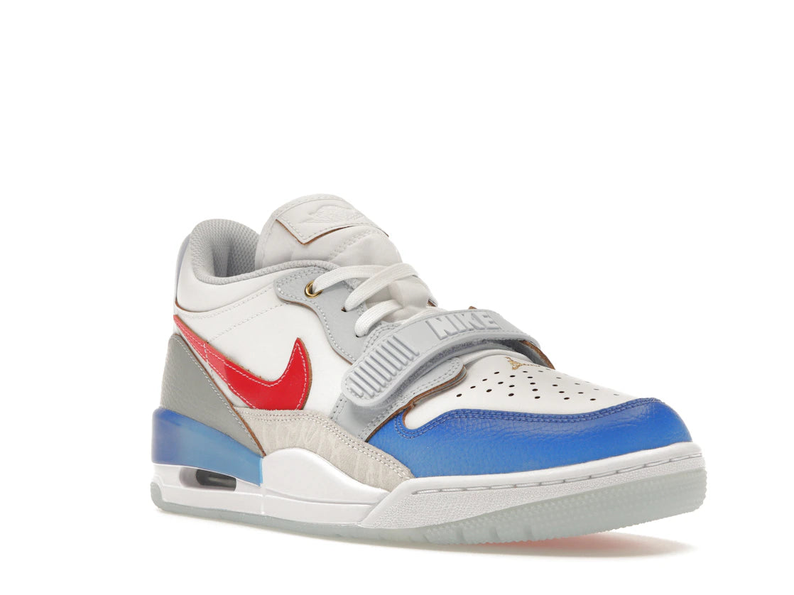 Jordan Legacy 312 Low White Game Royal University Red - vue secondaire A