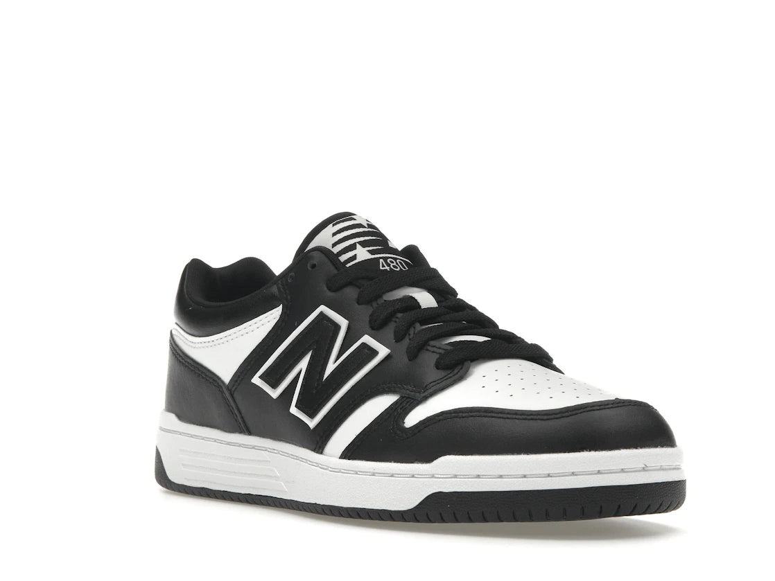 New Balance 480 Black White - vue secondaire A