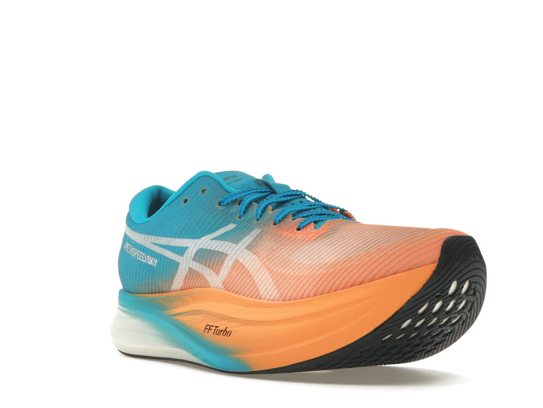ASICS Metaspeed Sky+ Orange Pop Island Blue - vue secondaire A