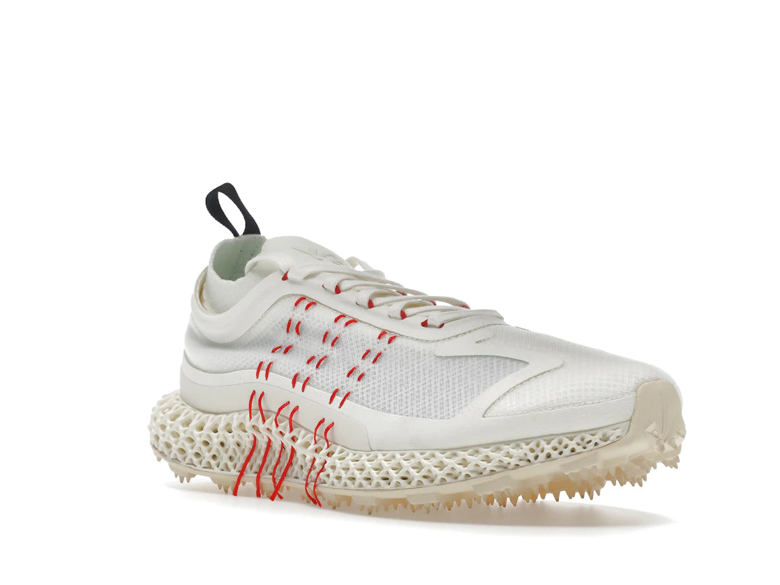 adidas Y-3 Runner Halo 4D Core White Red - vue secondaire A