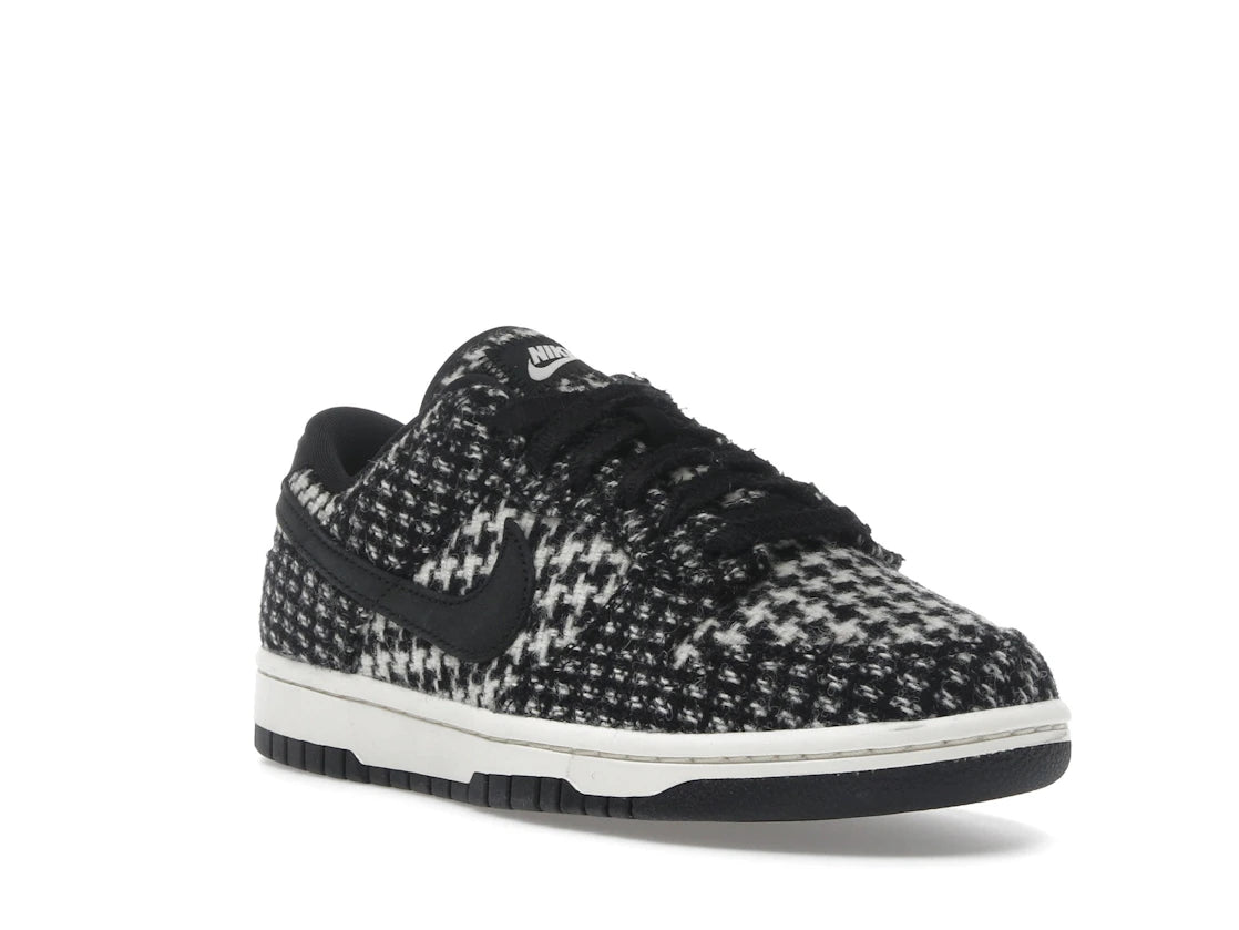 Nike Dunk Low Harris Tweed Weiß Schwarz Multi (Damen) - vue secondaire A