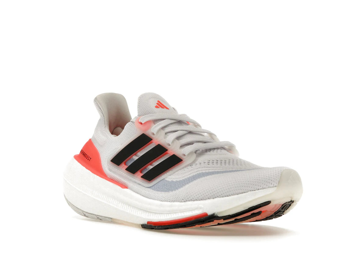 adidas Ultra Boost Light White Black Solar Red (Women's) - vue secondaire A