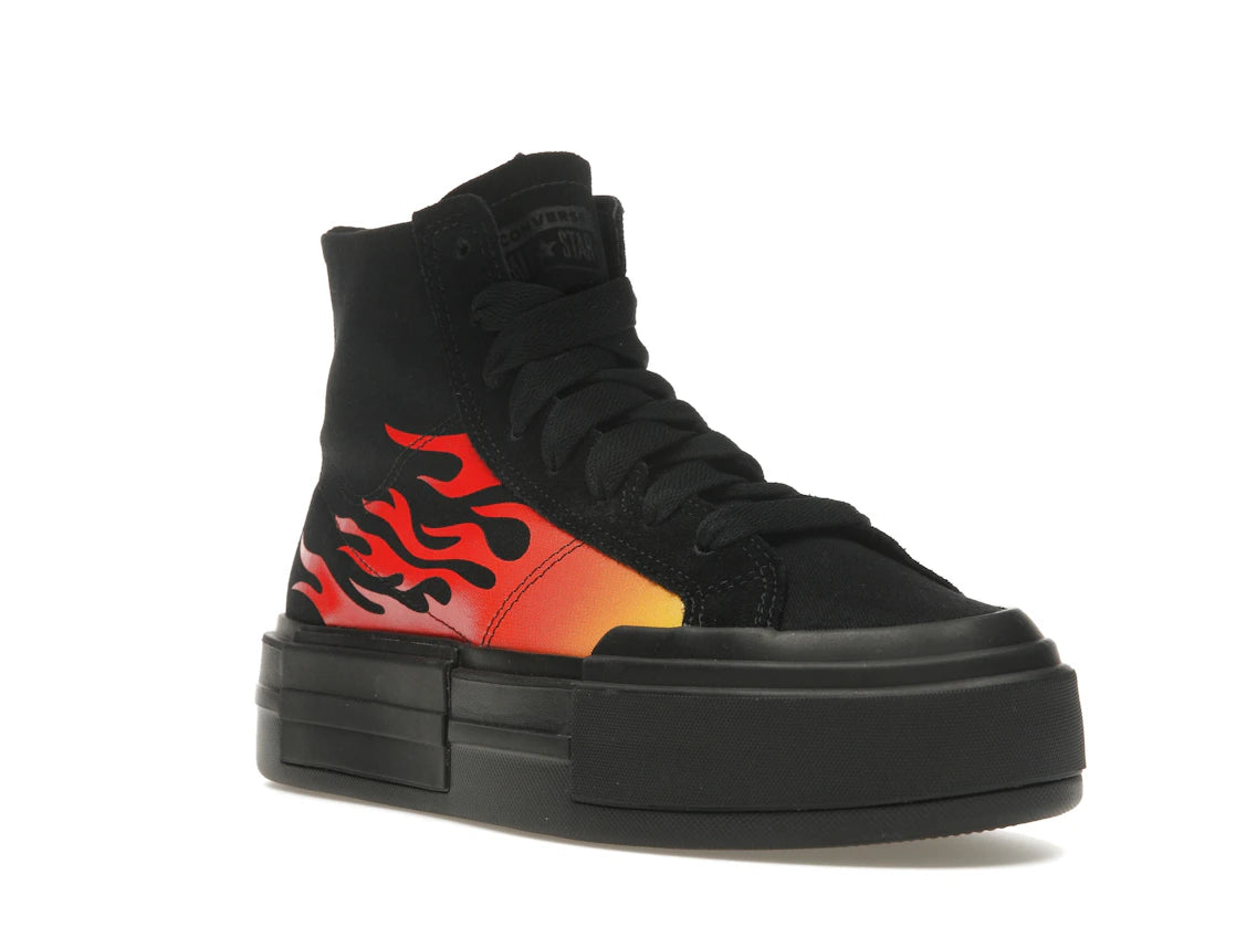 Converse Chuck Taylor All Star Cruise Hi Black Flames - vue secondaire A
