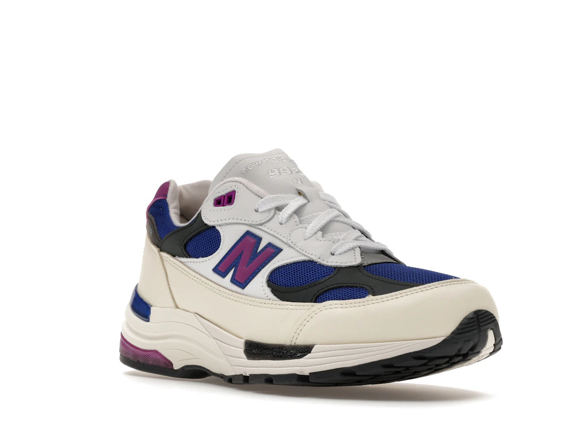 New Balance 992 MiUSA White Royal Purple Fuchsia - vue secondaire A