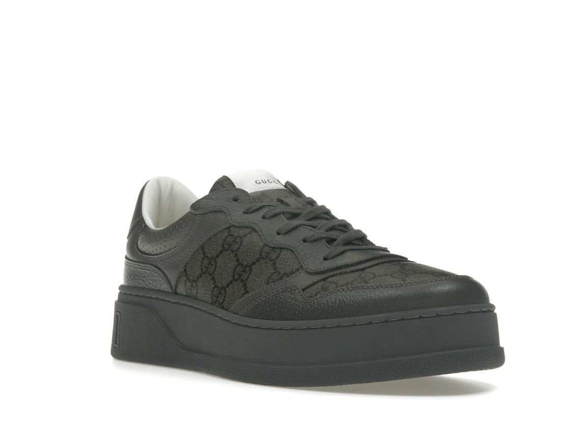 Gucci Lace Up Sneaker GG Monogram Grey - vue secondaire A