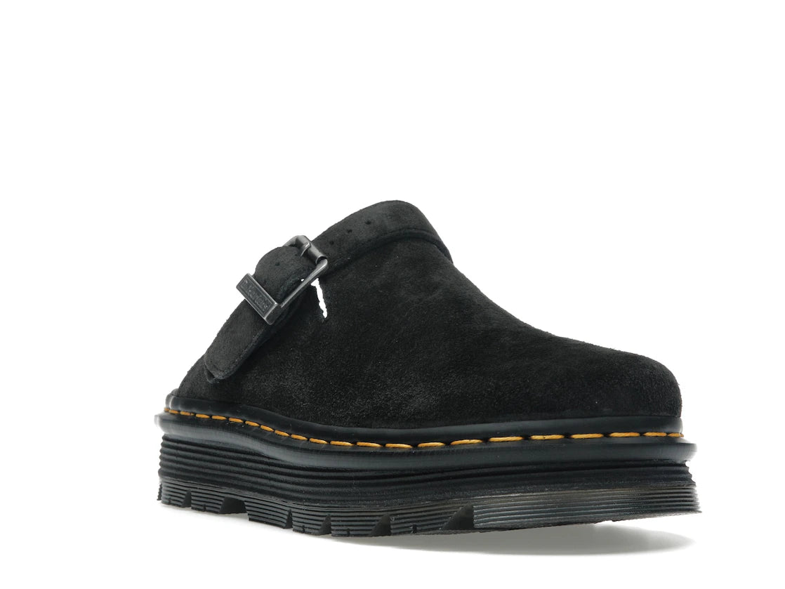 Dr. Martens Zebzag Suede Slingback Platform Mule Black - vue secondaire A