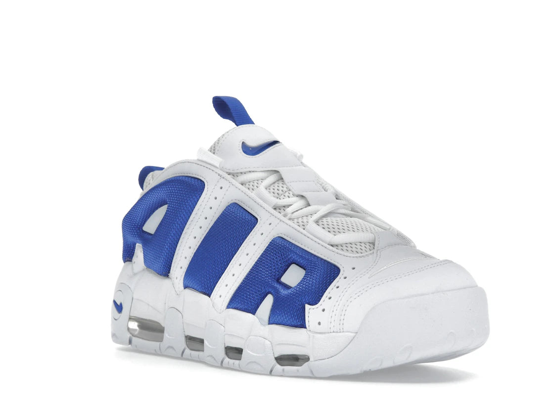 Nike Air More Uptempo Low White Hyper Royal - vue secondaire A