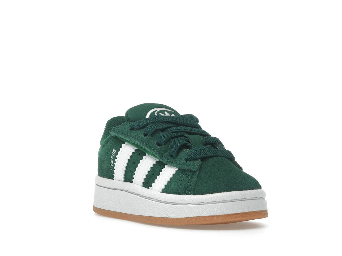 adidas Campus 00s Comfort Closure Camp Dark Green Cloud White Gum (TD) - vue secondaire A