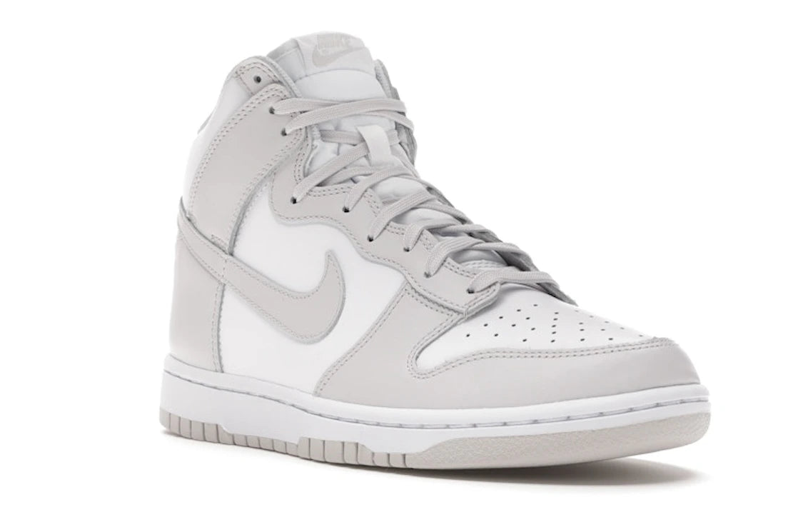 Nike Dunk High Retro White Vast Grey - vue secondaire A