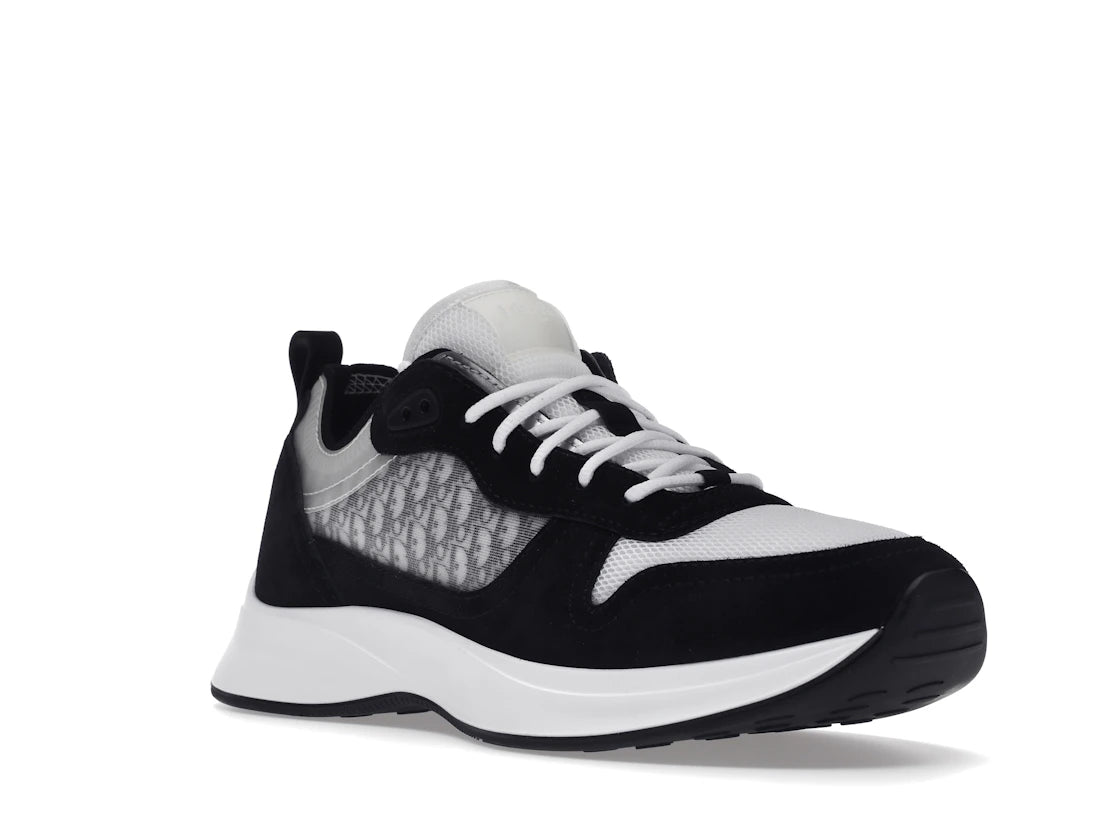 Dior B25 Oblique Runner Sneaker Black Suede - vue secondaire A