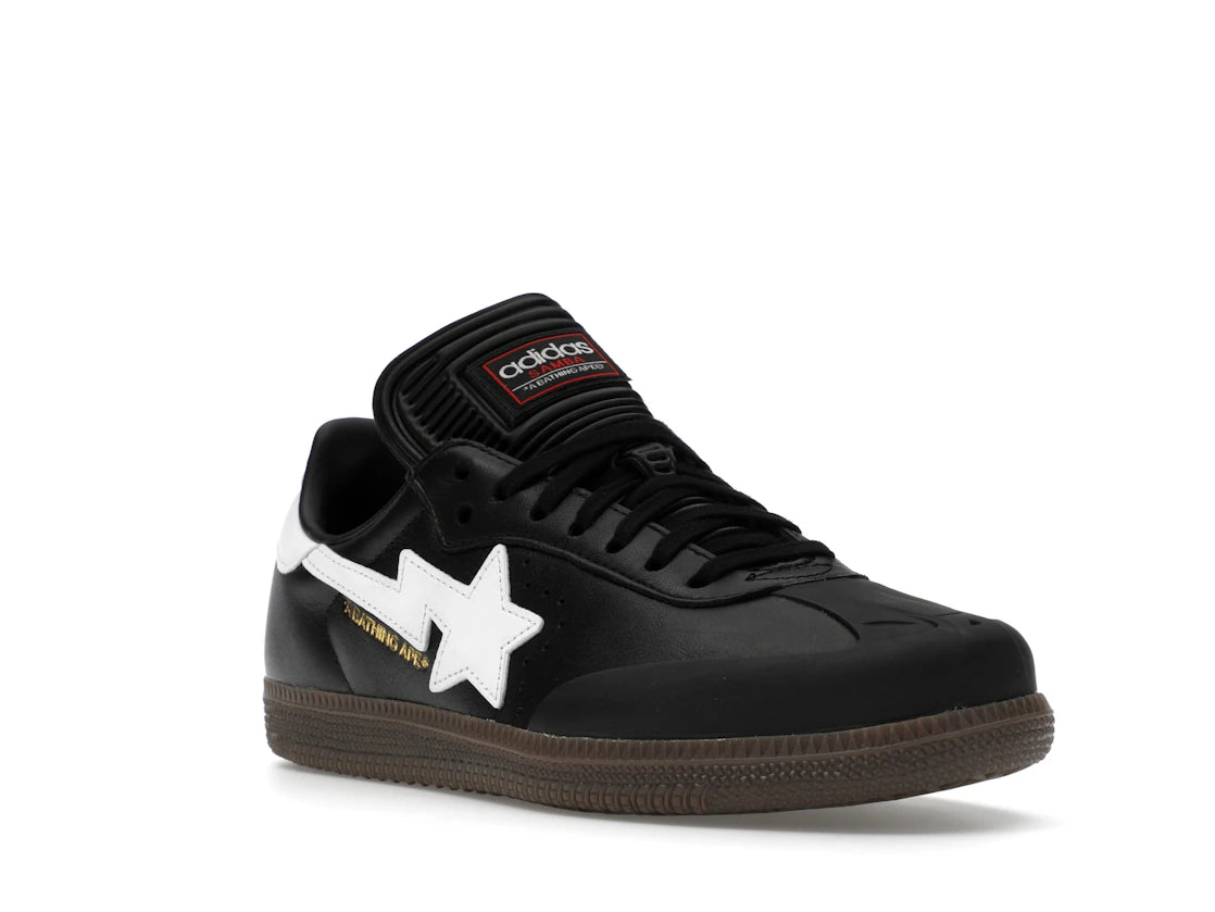 adidas Samba Bape Black White Gum - vue secondaire A