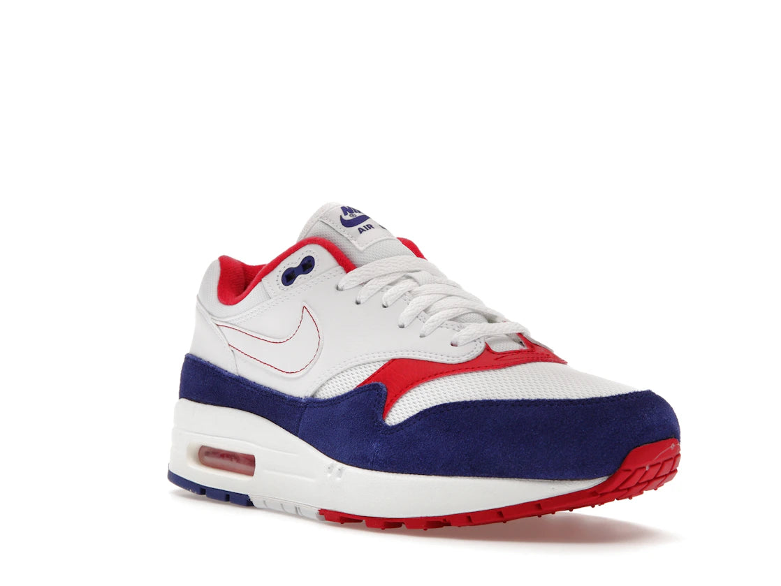 Nike Air Max 1 White Red Blue - vue secondaire A