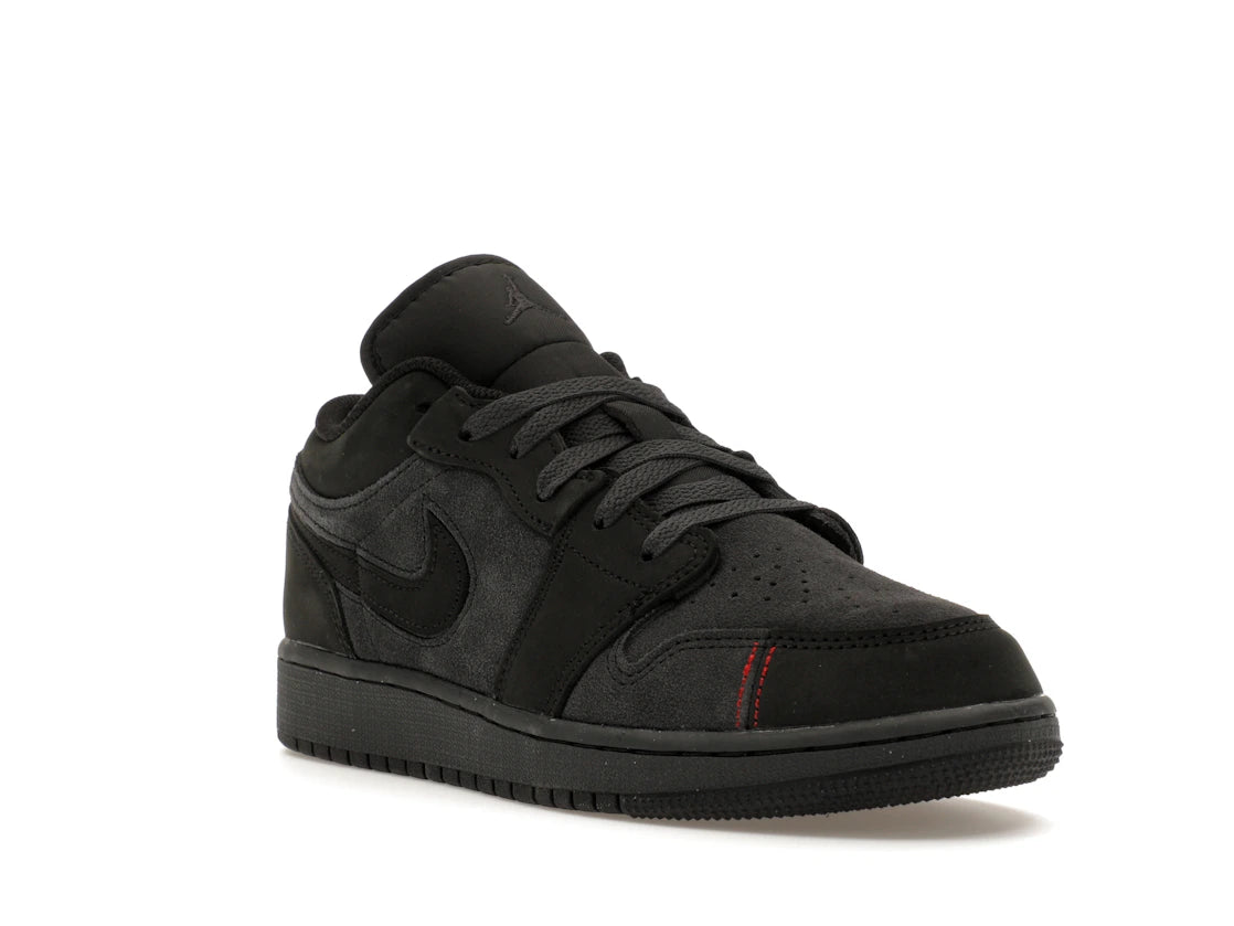 Jordan 1 Low SE Craft Dark Smoke Red (GS) - vue secondaire A