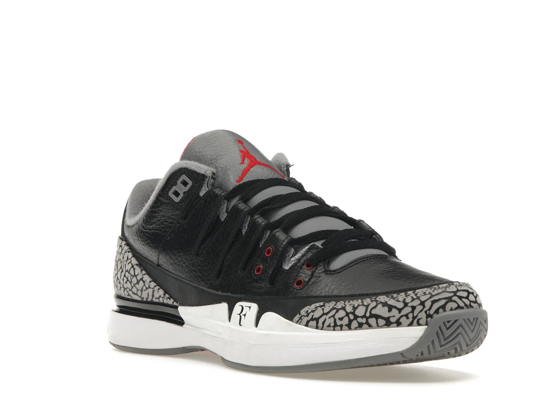 Nike Zoom Vapor AJ3 Black Cement - vue secondaire A