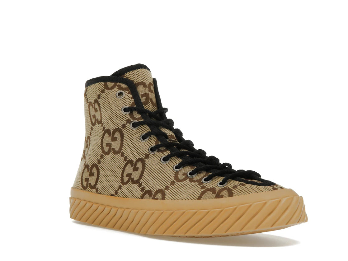 Gucci Maxi GG High Top Beige Ebony - vue secondaire A