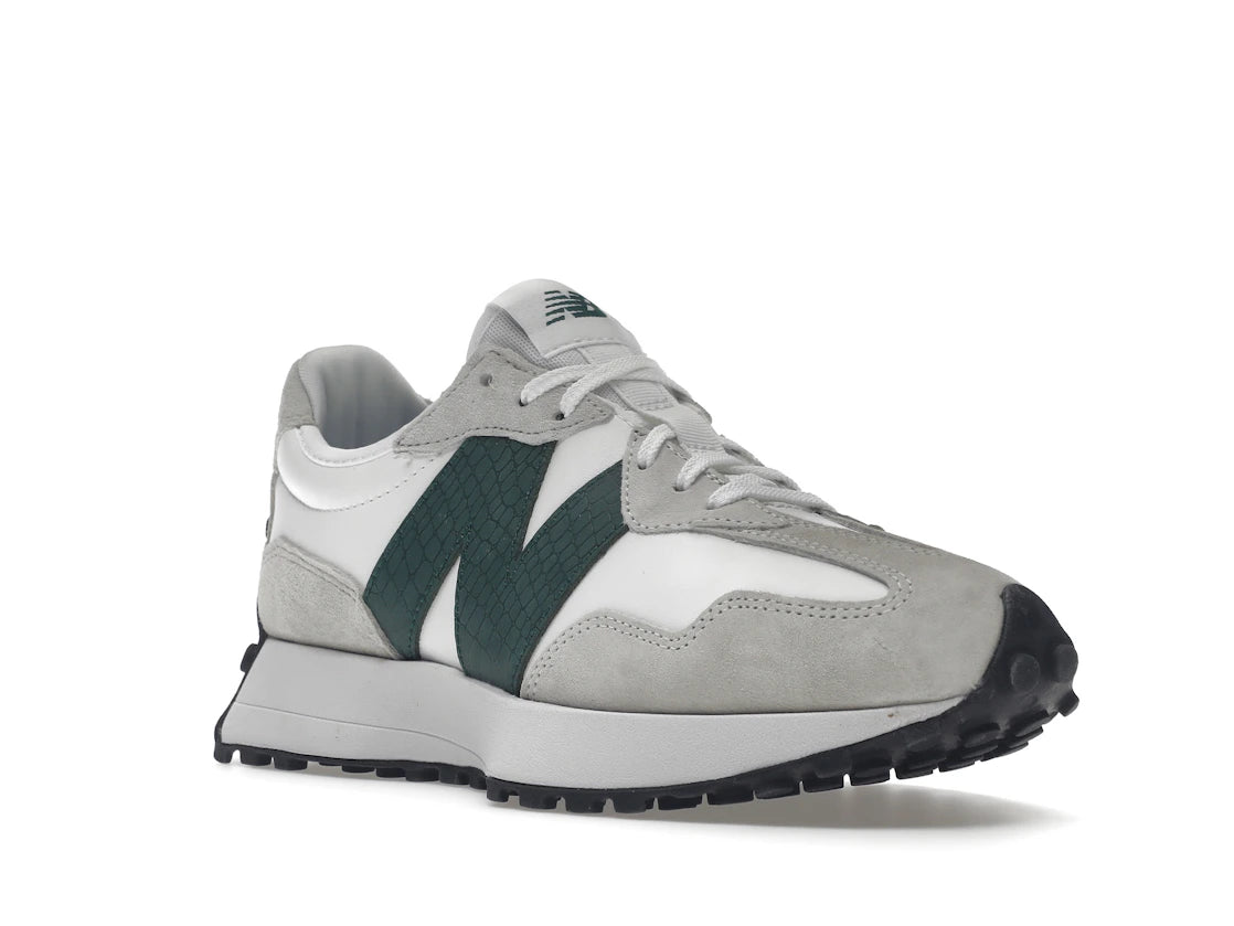 New Balance 327 White Nightwatch Green (Women's) - vue secondaire A