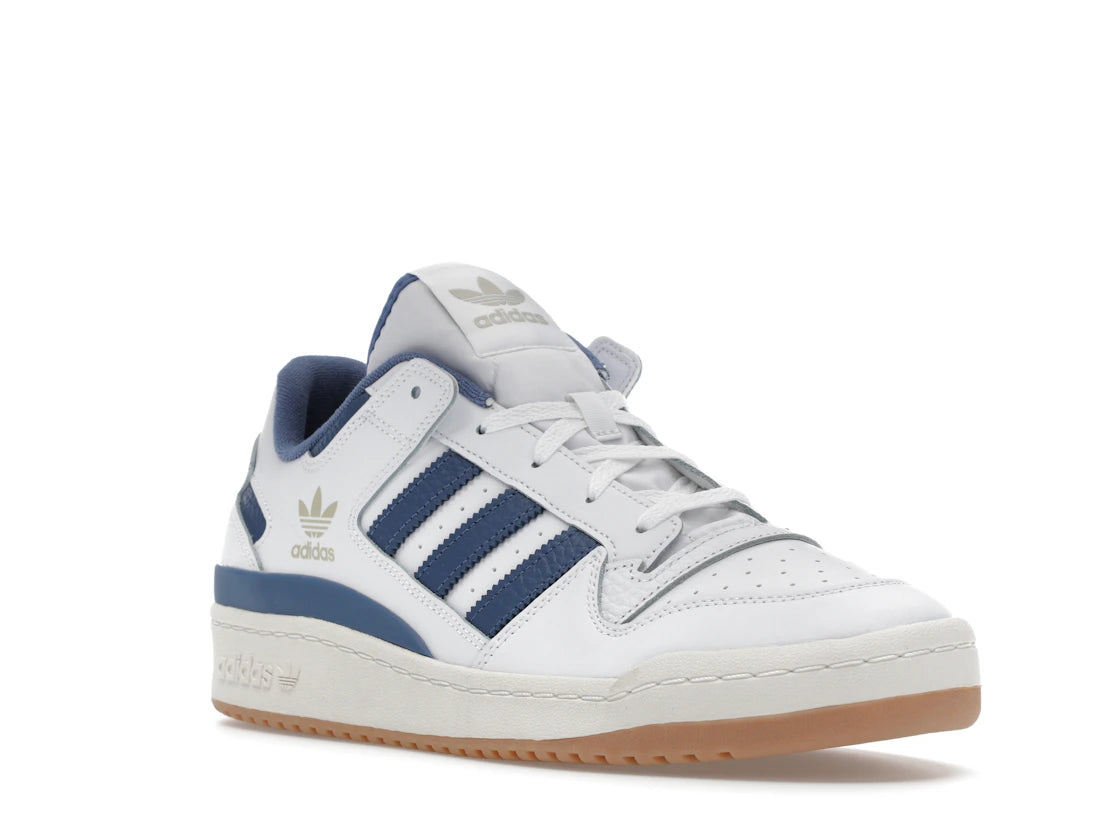 adidas Forum Low CL Cloud White Crew Blue - vue secondaire A