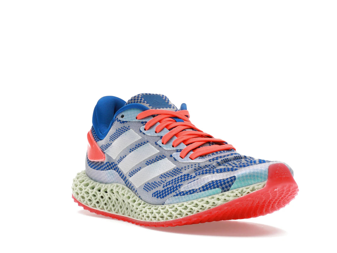 adidas 4D Run 1.0 Glory Blue Solar Red - vue secondaire A