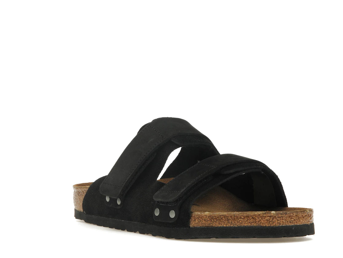 Birkenstock Uji Nubuck Suede Black - vue secondaire A