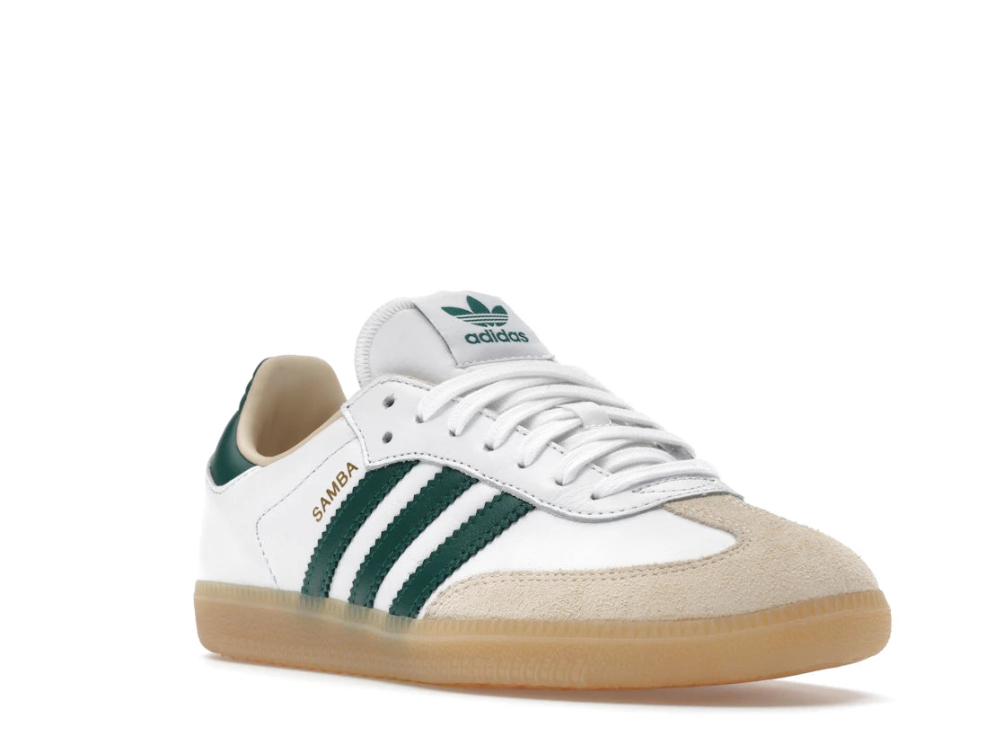 adidas Samba OG Cloud White Collegiate Green Gum - vue secondaire A