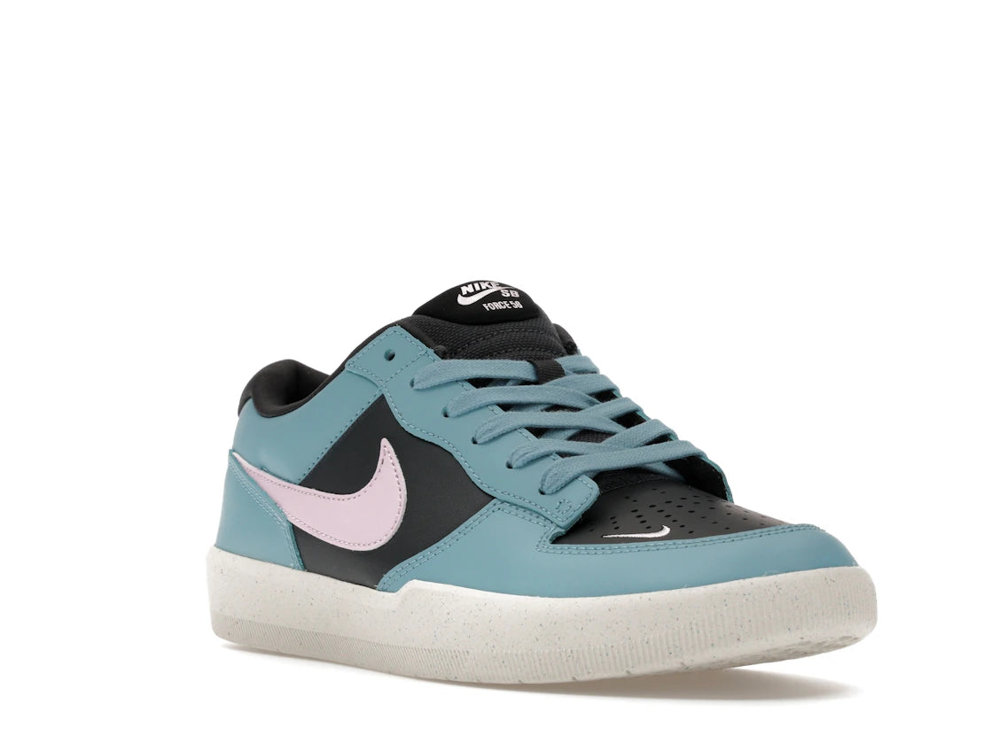 Nike SB Force 58 Premium Denim Turquoise Dark Smoke Grey Red Sepia Pink Foam - vue secondaire A