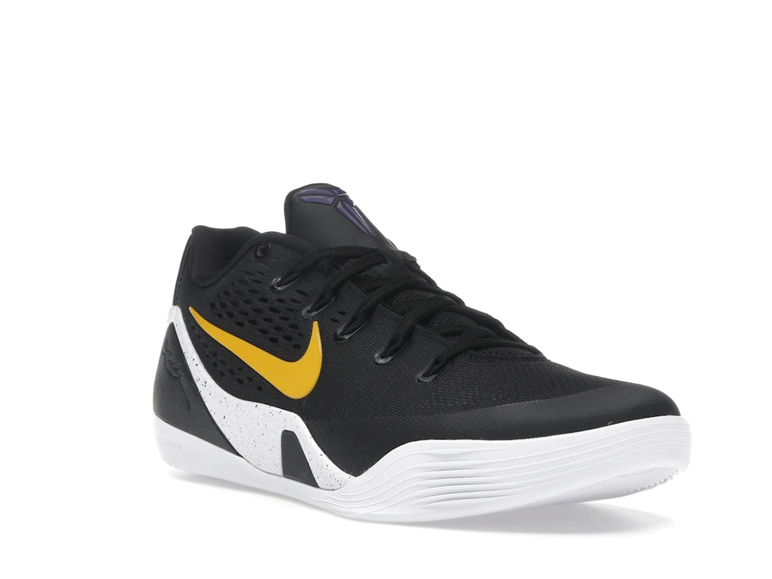 Nike Kobe 9 EM Low Protro TB Black University Gold - vue secondaire A