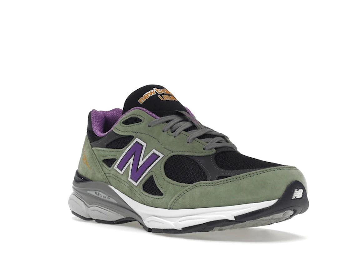 New Balance 990v3 MiUSA Teddy Santis Olive Leaf - vue secondaire A