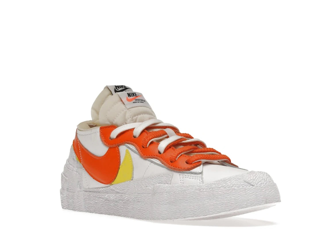Nike Blazer Low sacai White Magma Orange - vue secondaire A