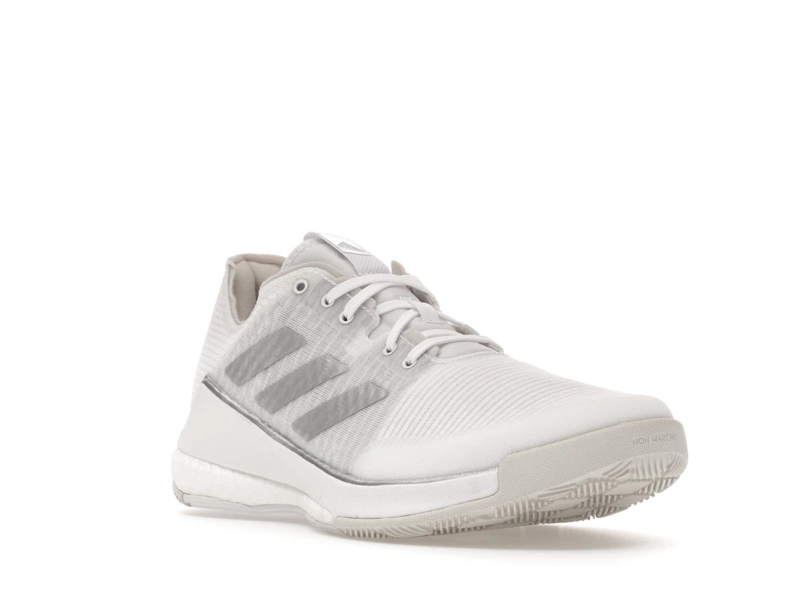 adidas Crazyflight Volleyball Cloud White Silver Metallic Grey One (Women's) - vue secondaire A