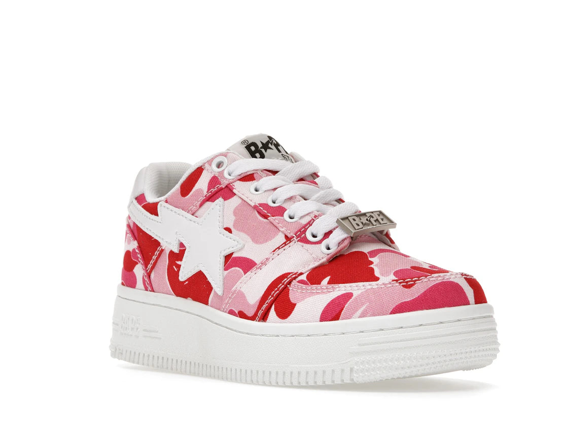 A Bathing Ape Bape Sta Low ABC Camo 20th Anniversary Pink - vue secondaire A