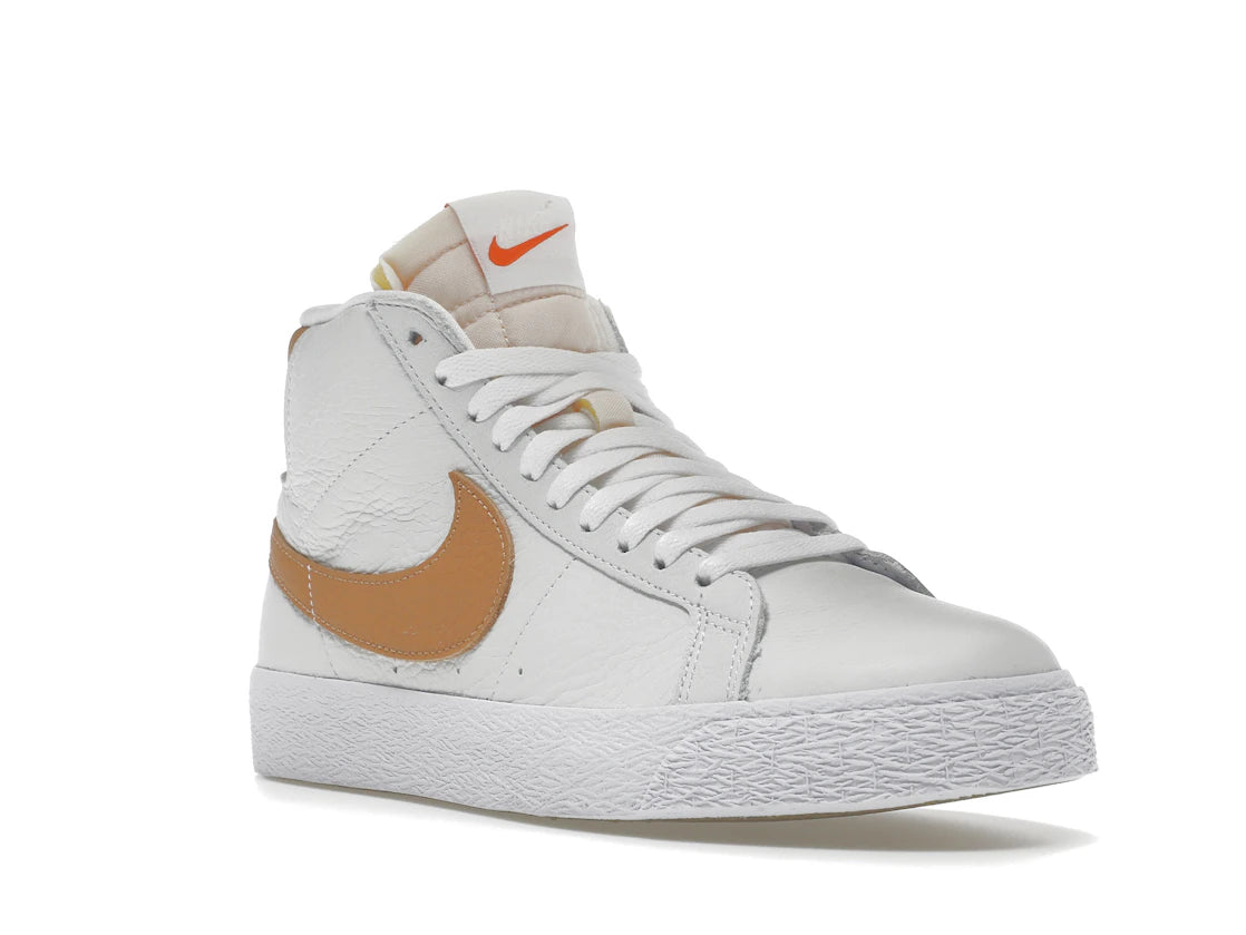 Nike SB Zoom Blazer Mid ISO White Light Cognac - vue secondaire A