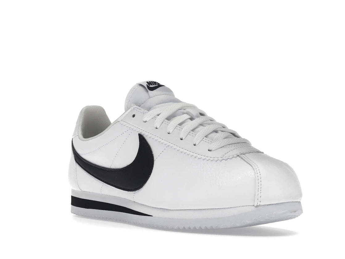 Nike Classic Cortez Leather White Black - vue secondaire A