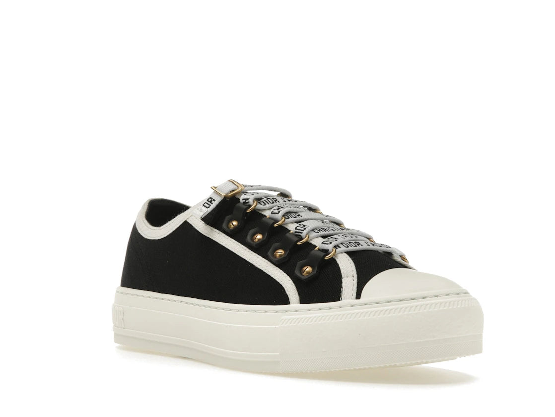 Dior Walk'N'Dior Low Top Black Canvas (Women's) - vue secondaire A
