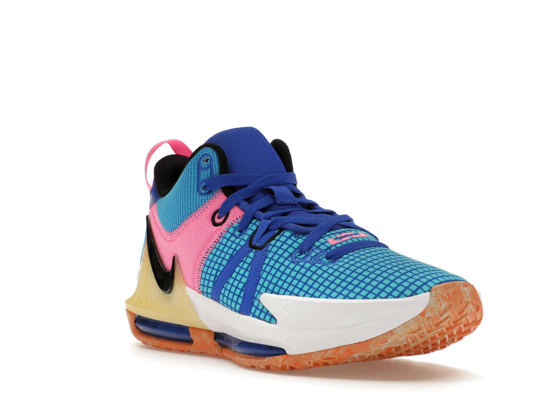 Nike LeBron Witness 7 Hyper Royal Blue Lightning White Black - vue secondaire A