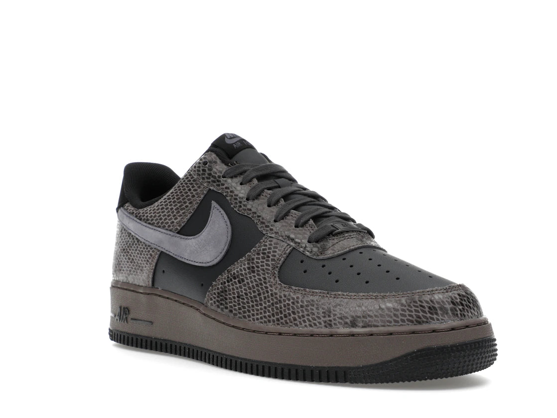 Nike Air Force 1 Low Off Noir Snakeskin - vue secondaire A