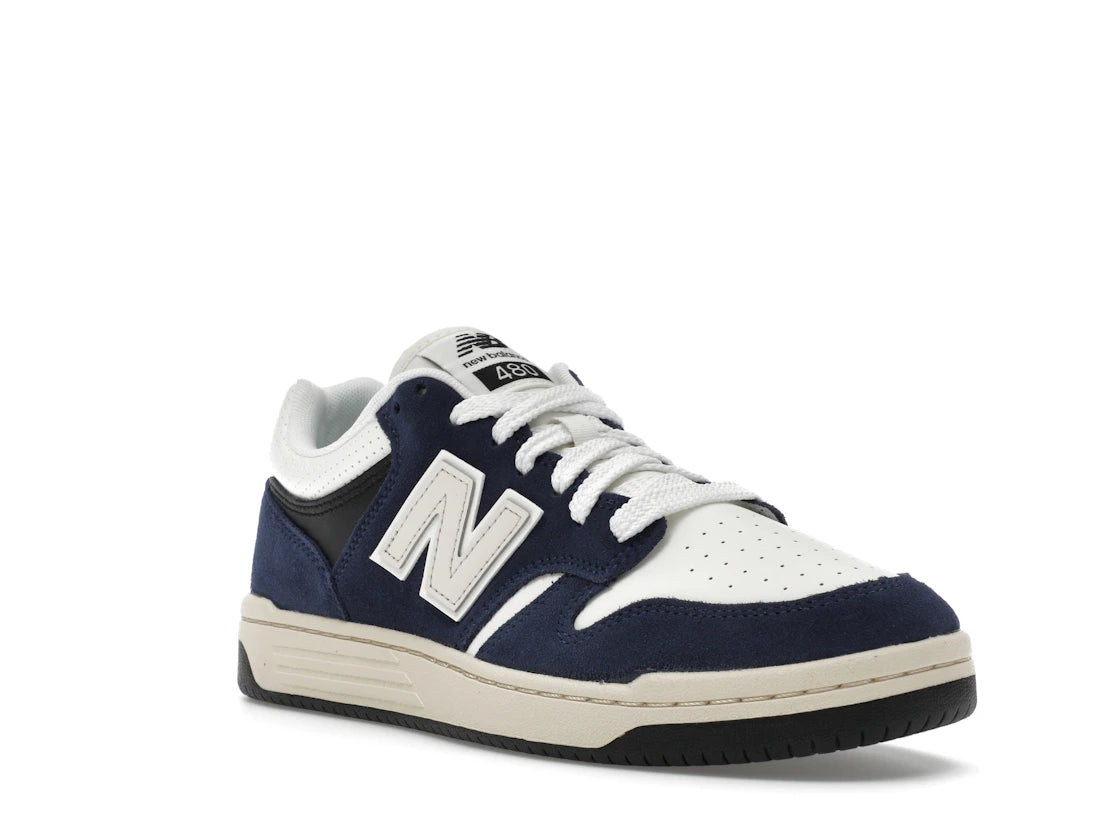 New Balance 480 Navy Sea Salt - vue secondaire A