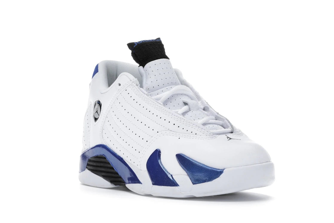 Jordan 14 Retro White Hyper Royal (PS) - vue secondaire A
