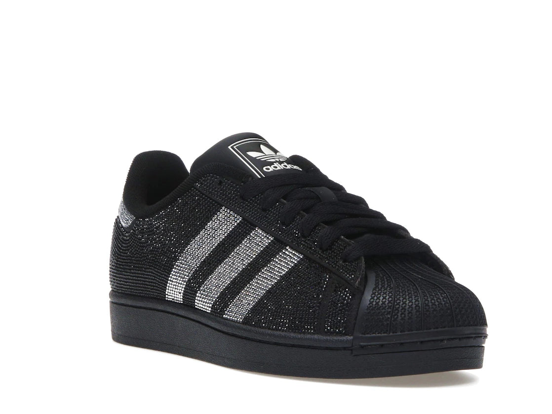 adidas Superstar II Rhinestone Black Silver (Women's) - vue secondaire A