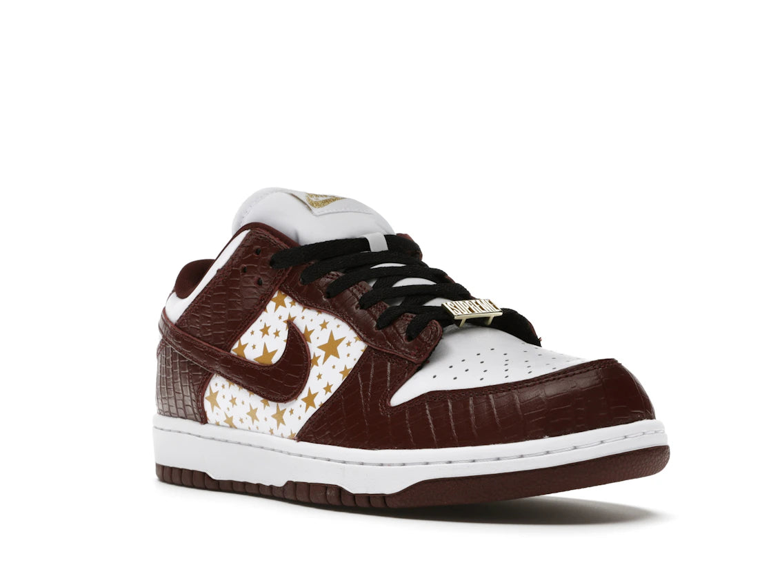 Nike SB Dunk Low Supreme Stars Barkroot Brown (2021) - vue secondaire A
